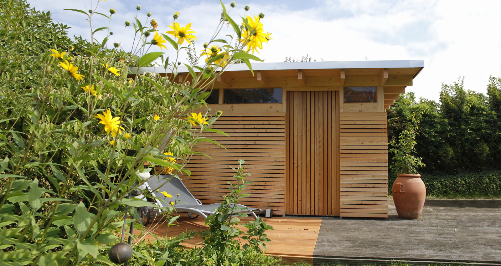 Design Gartenhaus Classic Das Flachdach Gartenhaus Geratehaus