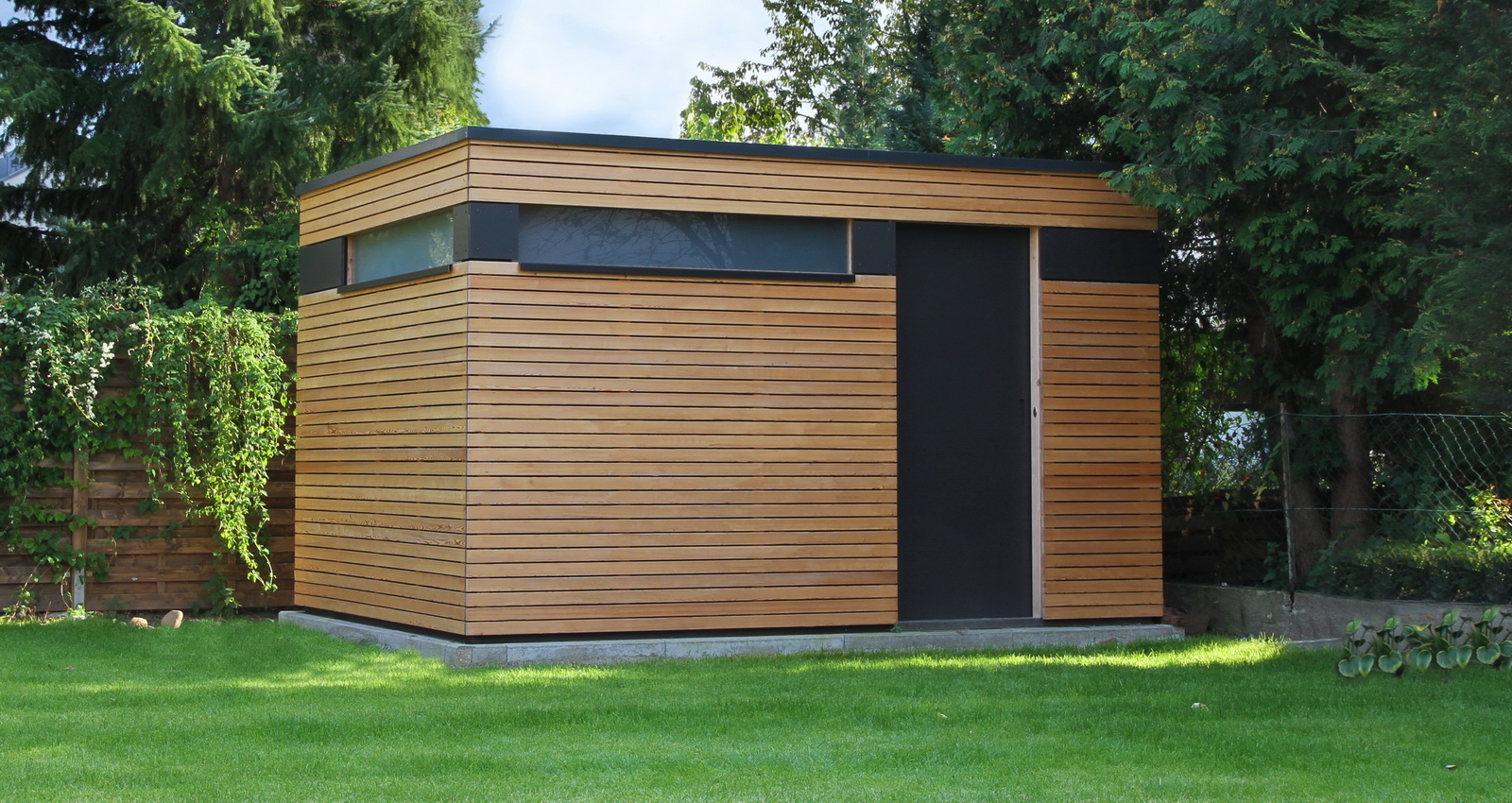 Design Gartenhaus Moderne Gartenhauser Schicke Gartensauna Auch