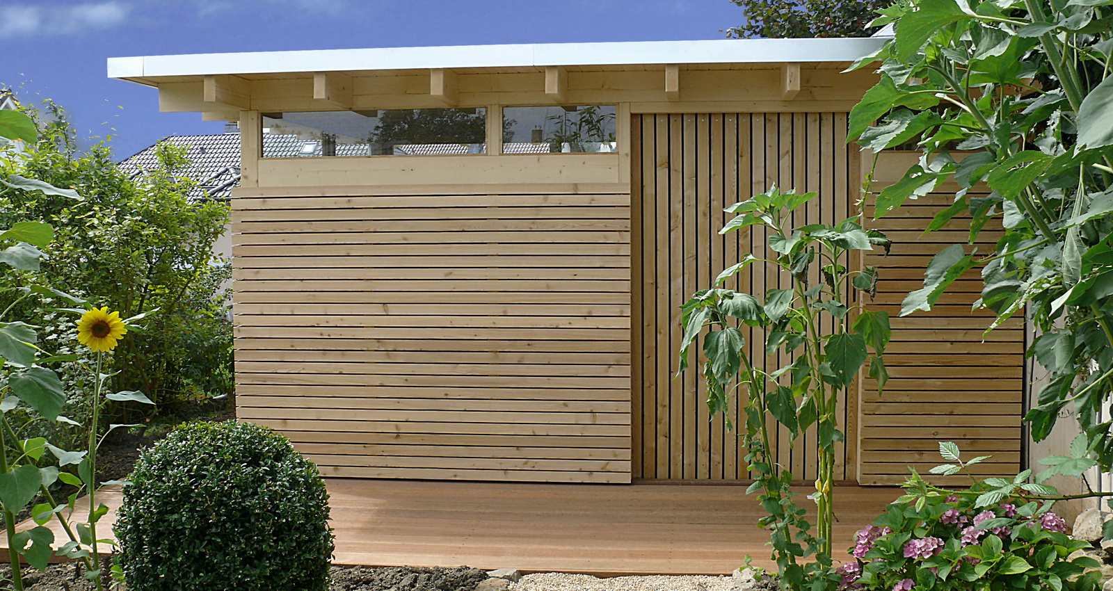 Design Gartenhaus Moderne Gartenhauser Schicke Gartensauna Auch
